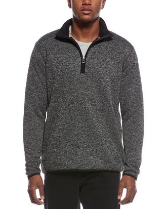 Weatherproof Vintage Weatherproof Vintage Sherpa-Lined 1/4-Zip Mock Neck Sweater