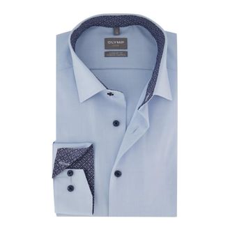 Olymp Olymp, Overhemden, Heren, Blauw, XL, Katoen, Luxor Comfort Fit Shirt