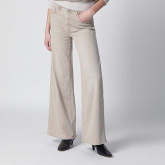 Mother Jeans The Dodger Sneak beige caramello