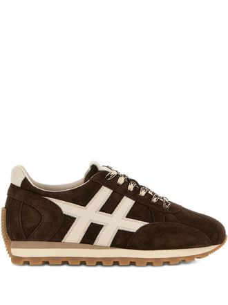 Hogan H671 86ER su&egrave;de sneakers - Bruin