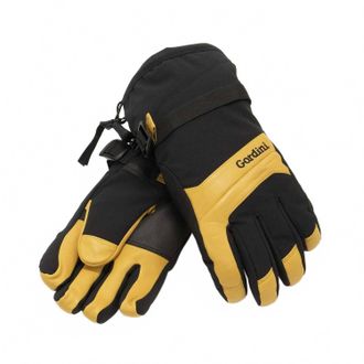 Gordini Mens Standard Downtek Dt Gauntlet Gloves In Black/yellow