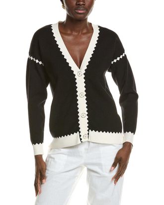 T Tahari V-Neck Cardigan