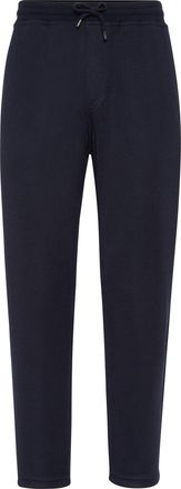 Brunello Cucinelli French terry trousers in Navy Blue at Nordstrom, Size Xxx-Large Eu