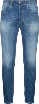 Dondup Blue Mid Rise Jeans