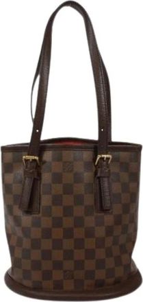 Louis Vuitton Pre-owned Bucket Bags, female, Brown, Size: ONE SIZE Pre-owned Vintage Bucket Bag