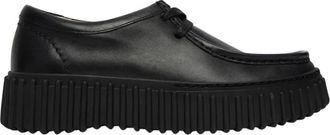 Clarks Torhill Bee Veterschoen - Dames - Veterschoenen - Zwart - 37 EU - Leer - Schoenen