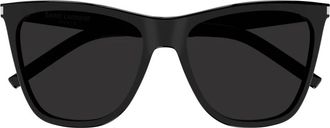 Saint Laurent Zwarte zonnebril - Dames - Zonnebrillen - Zwart - 58 MM - Accessoires