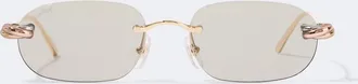 Cartier Trinity De Cartier oval sunglasses