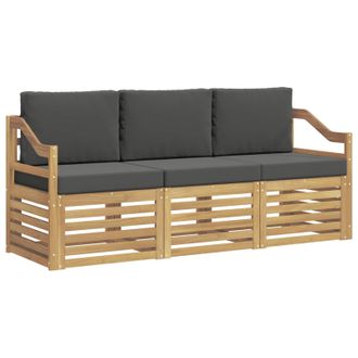 vidaXL Juegos De Sof&aacute;s Madera De Acacia S&oacute;lida Vidaxl