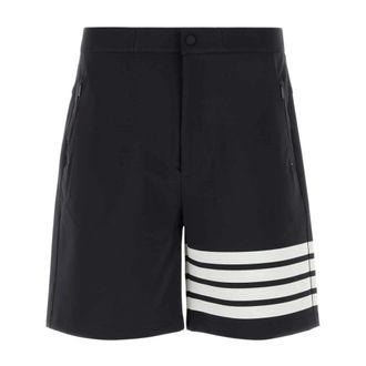 Thom Browne Training Shorts, male, Black, Size: L Bermuda Shorts