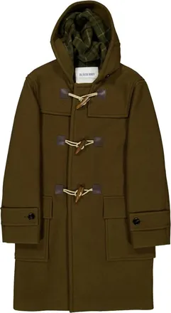 Burberry Toggle-Fastening Duffle Coat, Brand Size 48 ( US Size 38 )