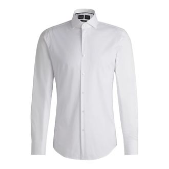 HUGO BOSS Formal Shirts - Heren - Zakelijke Overhemden - Wit - L - Overhemden