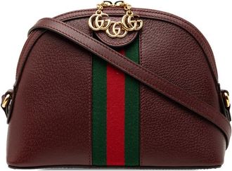 Gucci Pre-owned Gucci Small Calfskin Web Ophidia Dome Crossbody Ladies L799RKSNOXZ668MC