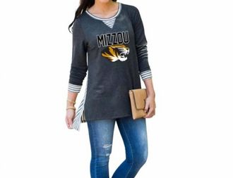 Gameday Couture University Of Missouri Youll Be Back Tunic In Charcoal