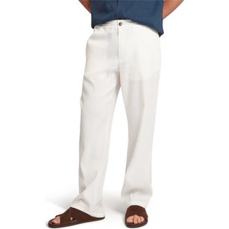 Ted Baker Culverr Straight Leg Pants in White at Nordstrom, Size 40