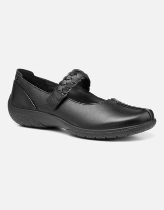 Hotter Womens Shake II Womens Extra Wide Fit Mary Jane Shoes - Black - Size: 6.5