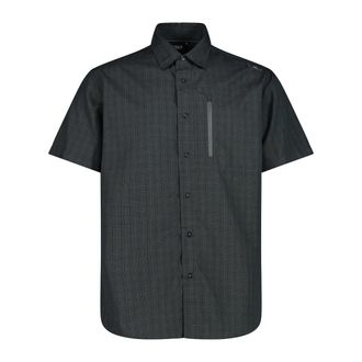 F.lli Campagnolo Funktionshemd CMP, Herren, Gr. 46, N-Gr, grau (antracite me), Obermaterial: 100% Polyester, Hemden Funktionshemd