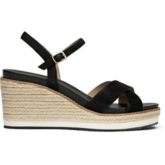 Cole Haan Womens Silvee Sandals - Black Nubuck - Size UK 6