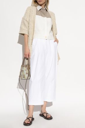 Max Mara Linen Shirt, Womens, White