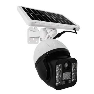 Trade Shop Trade Shop - L&aacute;mpara Solar De Seguridad De Seguridad De C&aacute;mara Falsa Con Sensor De Movimiento 60 W Led