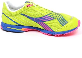 Diadora Fluo Groene Mythos Racer AX Schoenen - Heren - Sneakers - Groen - 45 EU - Schoenen
