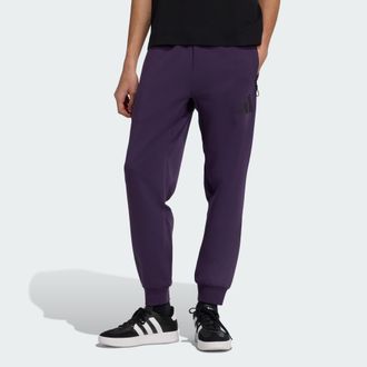 adidas Mens Z.N.E. Pants - Purple Recycled Material - Size X-Large