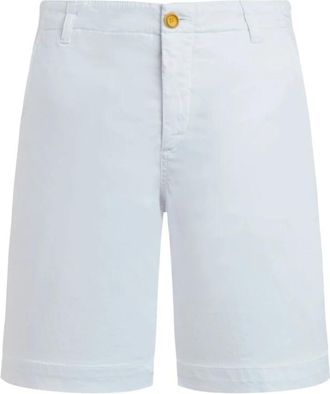Vilebrequin Solide bermuda shorts gemaakt van Tencel-satijn voor heren - Heren - Korte Broeken - Wit - W36 - Satijn - Korte Broeken