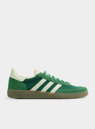 adidas Mens Green Handball Spezial mixed media sneakers Men