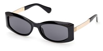 Max & Co. MO0144 01A Womens Sunglasses Size 55