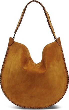 Isabel Marant Oskan Hobo Soft-Gz Whipstitched Suede Hobo Bag