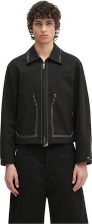 Ader Error Product 22 Jacket - Heren - Spijkerjassen - Zwart - L - Katoen - Jassen