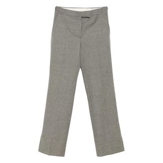 Officine G&eacute;n&eacute;rale Straight Trousers - Trousers - Mujer - Gris - S