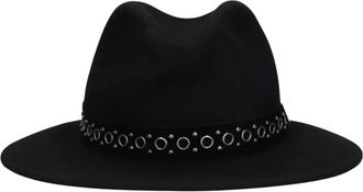 Liu Jo Feltro Hat - Dames - Accessoires - Zwart - Maat: ONE Size Wol