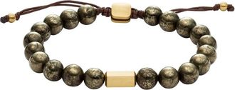 Fossil Galaxy Kralen Armband - Heren - Armbanden - Geel - ONE Size - Accessoires