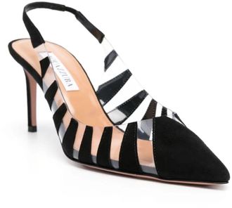 Aquazzura Hohe Schuhe - With Heel Black - Gr. 36 (EU) - in Schwarz - f&uuml;r Damen