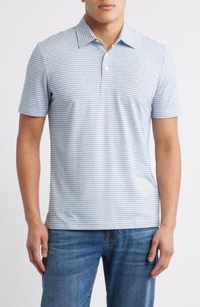 Faherty Movement Polo in Long Valley Stripe at Nordstrom Rack, Size X-Small