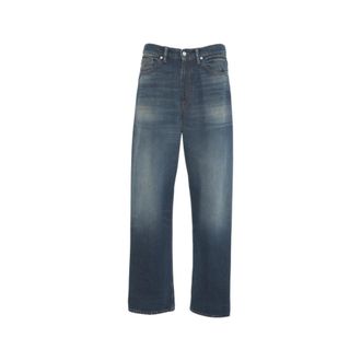 Nine In The Morning Straight Jeans, male, Blue, Size: W29 Relaxed Fit Carrot Jeans Blu Aw25