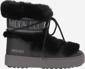 Moon Boot Moon Boot Ltrack Tube enkellaarzen van imitatiebont