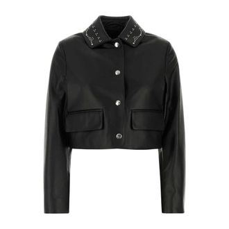 Marni Dames, Jassen, Zwart, Maat: XS Leer