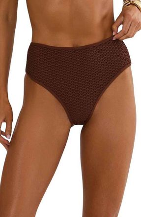Beach Riot Rozli High Waist Crochet Swim Bottoms in Coco Crochet at Nordstrom, Size X-Small