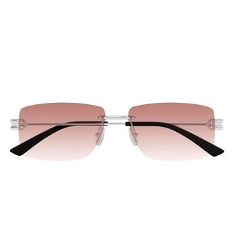Bottega Veneta Sunglasses, unisex, Gray, Size: 58 MM Bv1126S 007 Metal Sunglasses