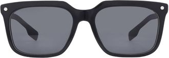 Burberry Carnaby Dark Gray Square Mens Sunglasses BE4337F 379887 56