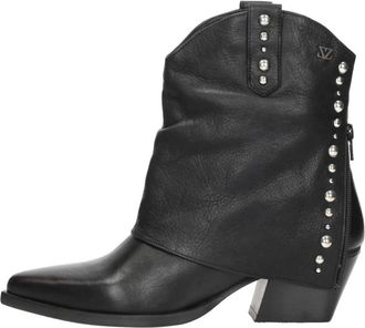 Lazamani Yara Boots - Dames - Cowboylaarzen - Zwart - 40 EU - Leer - Schoenen