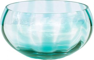 Vietri Bolla Blue Glass Pleated Centerpiece Bowl at Nordstrom