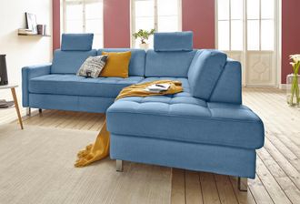 Sit&more Ecksofa »Pablo L-Form« wahlweise mit Bettfunktion und Bettkasten