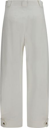 Max Mara Womens Adorni Cropped Pants Vela Cotton; Elastane Trousers