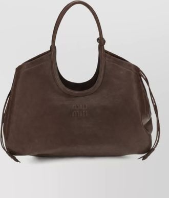 Miu Miu ivy nappa leather tote bag