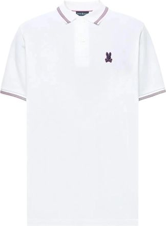 Psycho Bunny Andre Pique Polo in White Men
