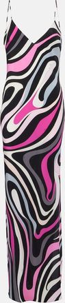 Pucci Abito sottoveste Marmo in crêpe de chine