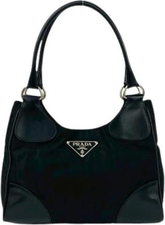 Prada Pre-owned Shoulder Bags, female, Black, Size: ONE SIZE Pre-owned Vintage Shoulder Bag